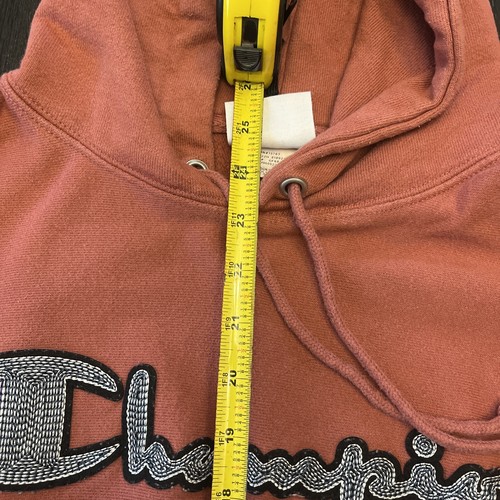 CHAMPION REVERSE WEAVE Hoodie Herren Medium Sandalwood Pink gesticktes Logo - Bild 8 von 14