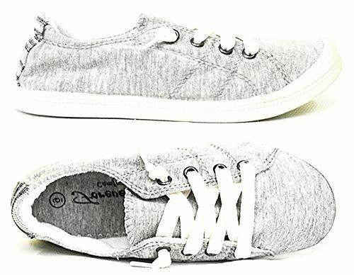 Forever Link Damen Classic Slip-On Comfort-01 HELLGRAU Mode Sneaker - Bild 6 von 10