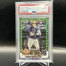 2023 Topps Series 2 - Green Foil #530 Brice Turang /499 (RC) Milwaukee Brewers