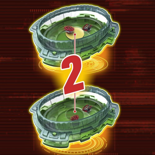 Beyblade Burst QuadDrive Interstellar Drop Battle Set mit 2 Kreiseln - Bild 4 von 9