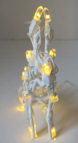 Vintage 1997 Lemax Village Collection Lighted Sclupture Reindeer - WORKS - Bild 6 von 9