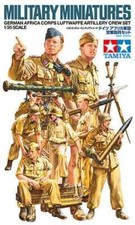 Tamiya 35343 Military Miniatures German Africa Corps Luftwaffe Artillery Kit ...