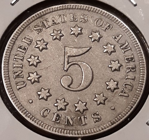 1868 & 1869 Shield Nickels (AU- Condition) - Picture 6 of 12