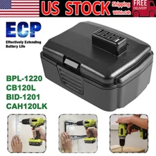 12V Battery For RYOBI CB120L CB121L BPL-1220 130503001 130503005 12V Lithium NEW