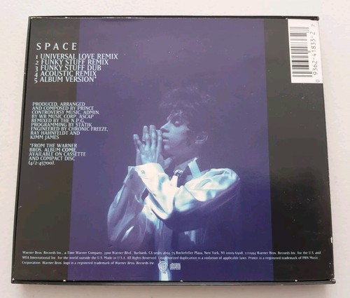 Prince Space USA 5 TRACK REMIX CD 1994 - Bild 2 von 3