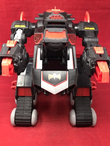Imaginext DC Super Friend RC Red Transforming Batbot Batman Robot Tank no remote - Picture 7 of 10