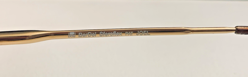 Vintage Aviator Tortoise Gold ITALY Eyeglass Frames BerDel Steroflex JOEL 58-17 - Picture 11 of 20