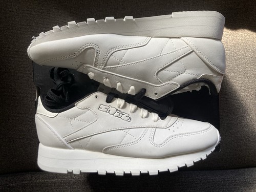 Reebok Classic SNEEZE Leder Weiß Kreide Limitiert Neu Herren Größe 4,5 IE9215 
