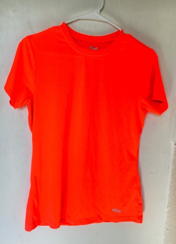 Fila Damen Oberteil Activewear Kurzarm Rundhals leicht koralle Gr. M - Bild 1 von 6