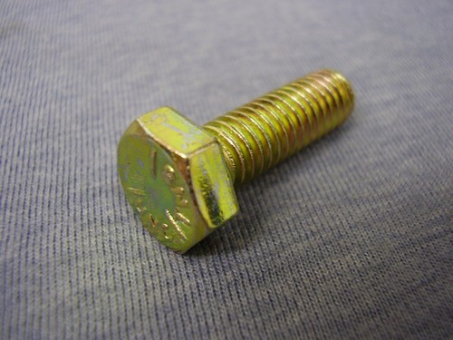 Ford Essex V6 High Tensile ZINC & COLOUR Plated HEX Head Exhaust Manifold Bolts - Picture 3 of 4