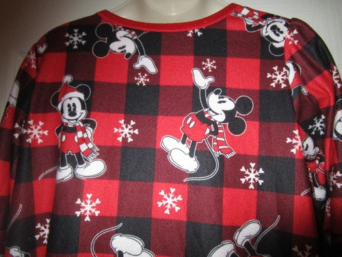 Carter's Size 6 Mickey Mouse Red Plaid Gown - Picture 8 of 9