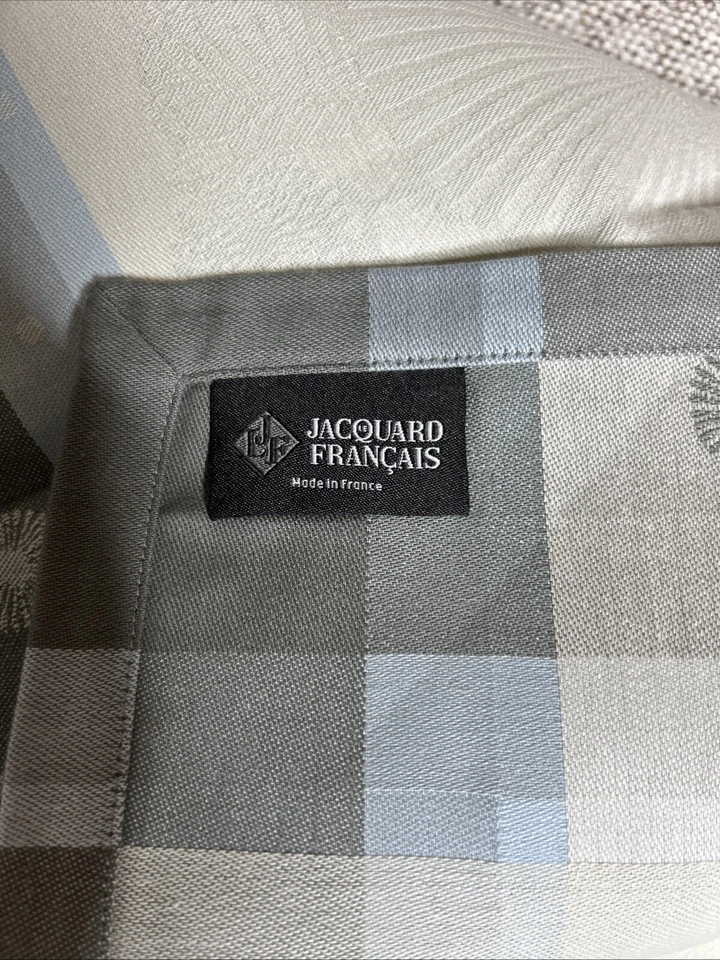 Le Jacquard Francis Table Runner Cotton 22 x 59.5 Made in France NEW - Image 4 of 4