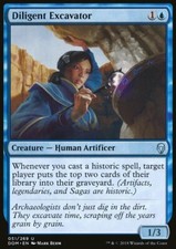 Magic the Gathering MTG Diligent Excavator (51) Dominaria   NM