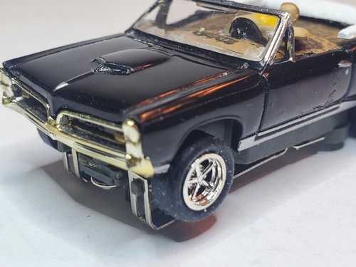 PONTIAC GTO BLACK CONVERTIBL TJET HO Slot Car CUSTOM MADE (PLEASE READ) - Picture 3 of 11