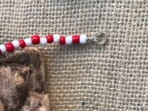 Collana Shango Orisha Collare e Pulsera Santeria Yoruba Religione Chango e Ilde - Foto 3 di 10
