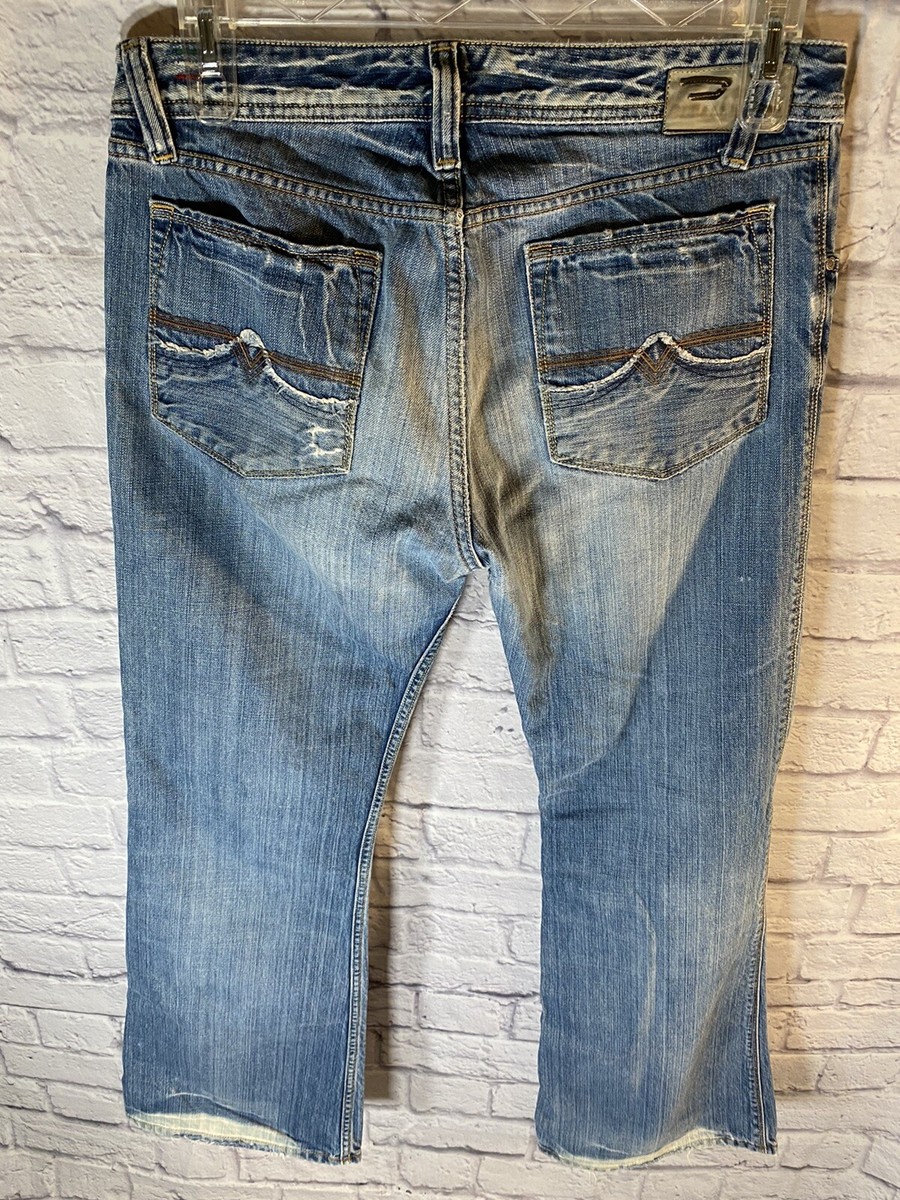 Diesel ZAF Service Spa Jeans 008BC Button Fly Distressed