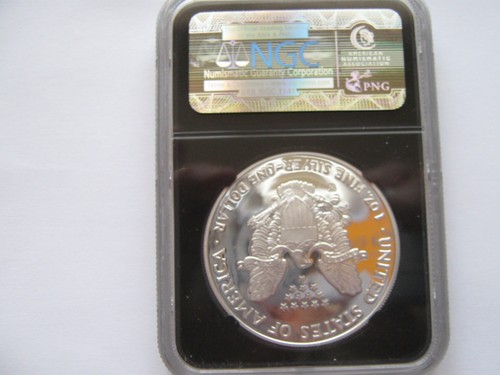 2007-W , American Eagle , NGC , PF 69 , Ultra Cameo ( Black Retro Label) - Picture 6 of 8