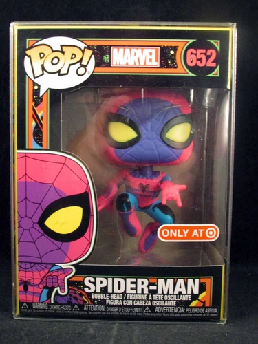 Funko Pop Marvel 652 Black Light Spider-Man Target