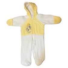 PADDINGTON BEAR SNOW SUIT Yellow by QUILTEX 12-18 MOS Made in USA