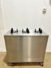 LAKESIDE 6300, 3 COMPARTMENTS, REGULAR HEATED 5" PLATE DISPENSER CABINET