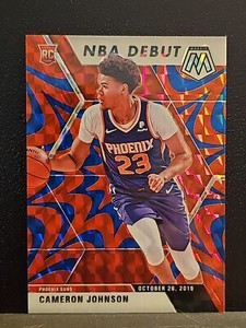 2019-20 Panini Mosaic Blue Reactive #265 Cameron Johnson SUNS