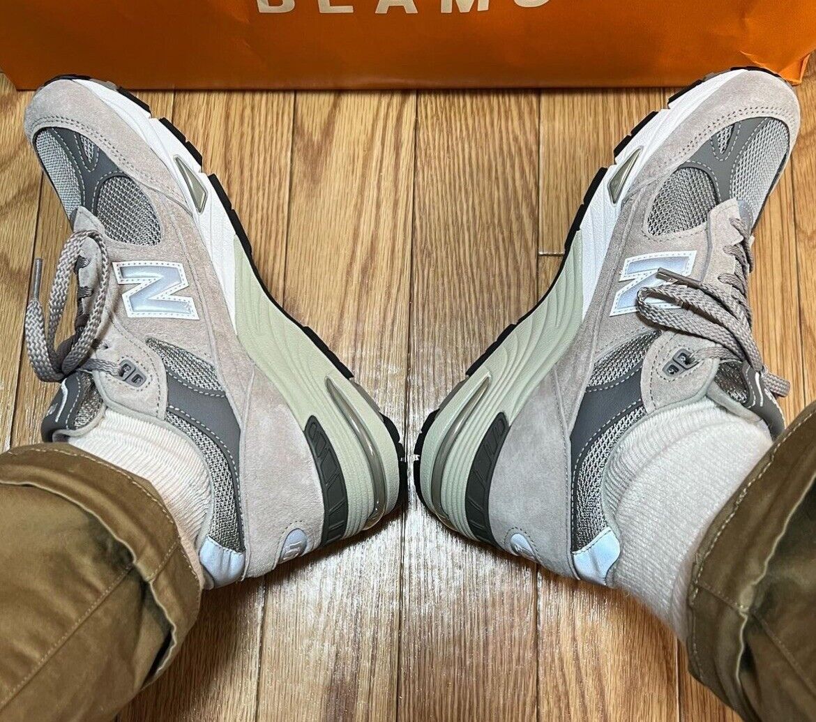 New Balance 991v1 Made In England Kith Grey Silver Men's New Balance 991v1 Made In England Kith Grey Silver Men's