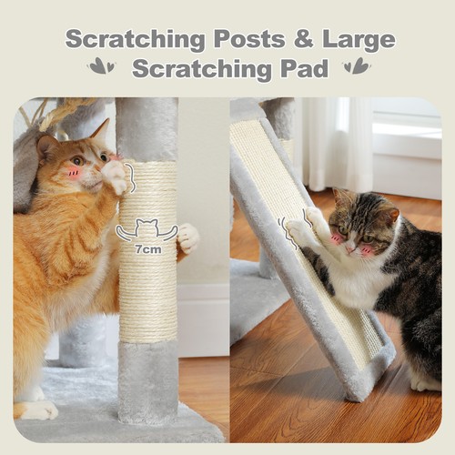 PAWZ Road Cat Tree Tower Scratching Post Scratcher Condo House Furniture 161cm - Picture 8 of 8