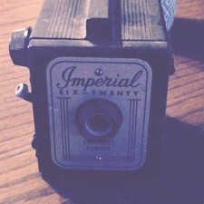 Vintage Imperial Six-Twenty Black Snapshot Camera