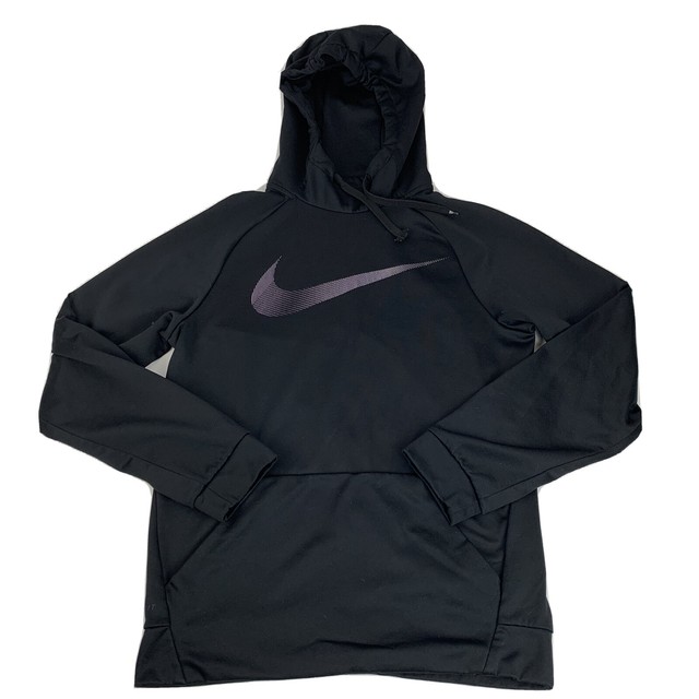 Nike Hooded Sweatshirt Hoodie Men's Size Small Black Gray Swoosh Long Sleeve | eBay
