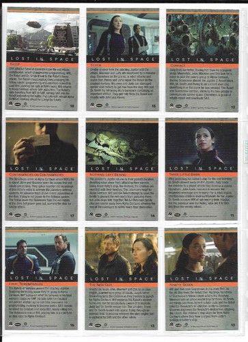 2022 Lost In Space Collectors Set - 18-card Episodes Set NM Rittenhouse Archives - Picture 4 of 4