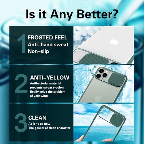 Slide Camera Lens Protection Shockproof Phone Case on For iPhone 11, 11 Pro 11 P - 第 4/8 張圖片