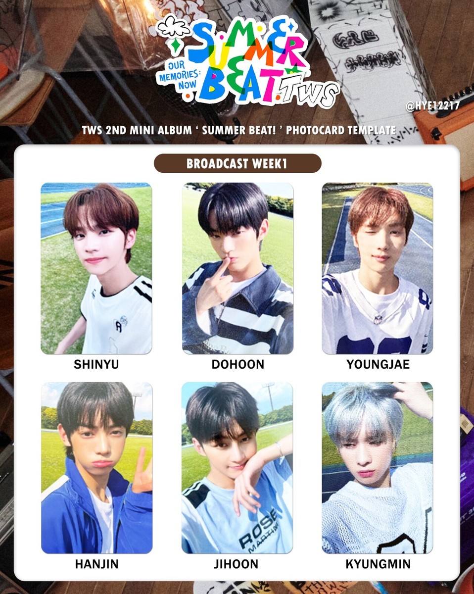 TWS mini album SUMMER BEAT BROADCAST GONGBANG photocard | eBay