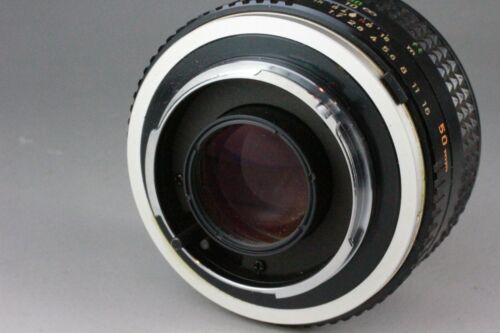 AS IS Minolta MC Rokkor PF 50mm F/1.7 35mm SLR Manual Focus Lens #16 - Picture 3 of 5