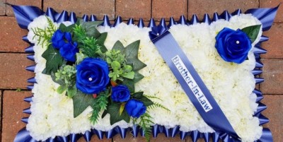 Pillow Silk Artificial Funeral Flowers Wreath Memorial Grave Tribute 20 Ebay