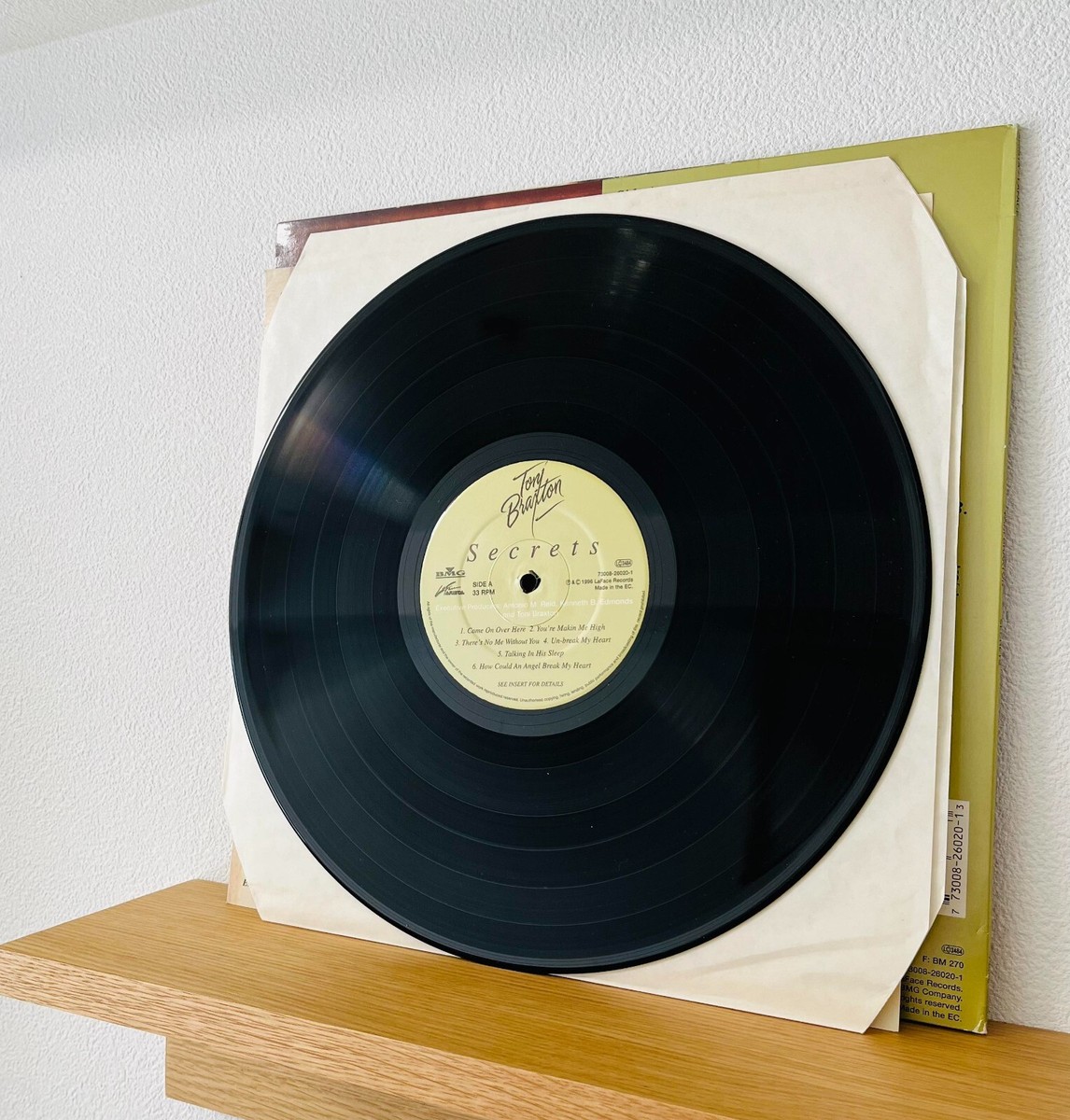 Toni braxton LP レコード 状態良好 1996 EU press secrets hip