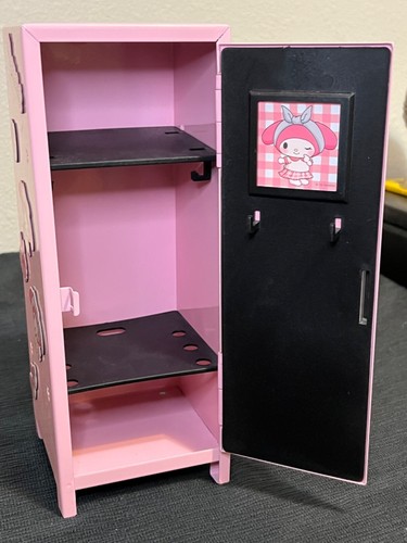 My Melody Mini Locker Jewelry Organizer Rack Holder Home Decoration W/Magnets - Picture 7 of 7