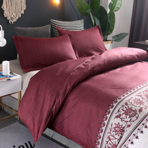 Bohemia Quilt Duvet Doona Cover Set Single Double Queen Super King Bed Christmas - Picture 95 of 206