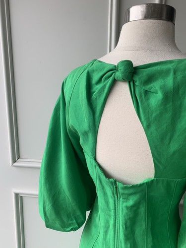| COUNTRY ROAD | knot detail midi dress jewel green | SIZE: 6, XXS | $249 new - Picture 6 of 11