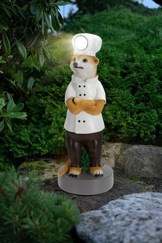 Erdmännchen Figur Solar Garten Deko Solarleuchte Tierfigur Kunststein außen - Bild 33 von 68