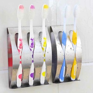 Wall Mount Stainless Steel Toothpaste Dispenser 2//3Position Toothbrush Holder JI