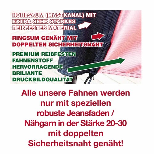 Flagge Fahne Werbefahne Beachflag 306 cm "BUBBLE WAFFEL" mit beidseitig, Boden - Bild 10 von 24