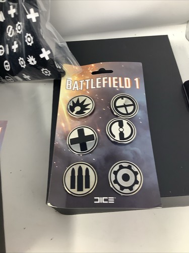 Battlefield 1 Frontline Pack Think Geek Beanie Pins Necklace And Keychain - Picture 5 of 8