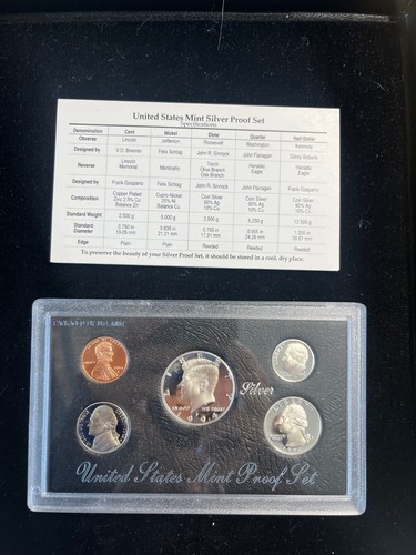 1994 United States Mint Silver Proof Set. Box + COA - Picture 2 of 2