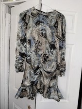 zara paisley dress