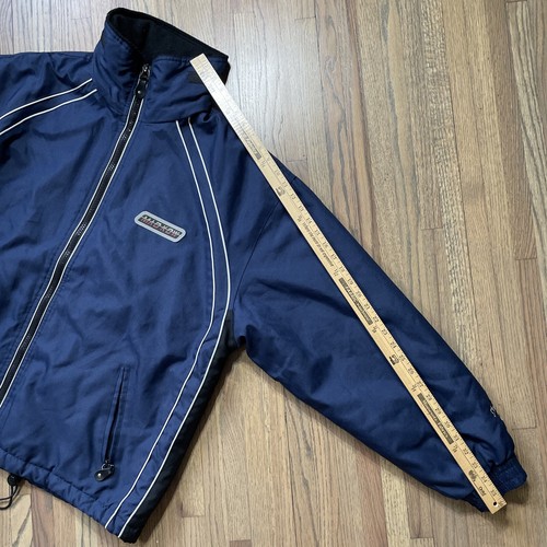 Vintage Mad Kow Ski Snowboard Jacket Men’s SZ XL Blue Black 1990s Y2K Streetwear - Picture 10 of 14