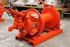 INGERSOLL RAND HUL AIR WINCH - 2500 LBS AIR TUGGER - REBUILT (SN # 1-8781)
