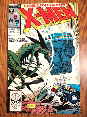 Uncanny X-men #233 Silvestri Brood vs Colossus Cover