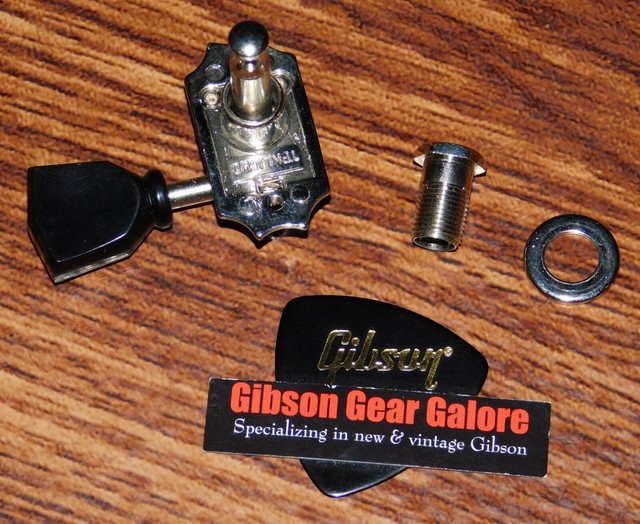 Gibson Les Paul Tuner Kluson Deluxe Peg Black Guitar Parts SG Tuning