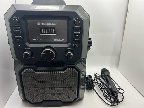 Singing Machine SingCast Video Cast - Black  RGB LED Lights 15W SMC273 - Picture 2 of 10