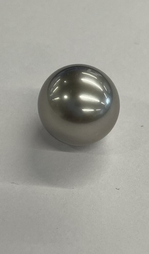 Runde Südseeperle 14,5 mm Tahiti.  Schöne Pfauenfarbe. toller Glanz - Bild 5 von 11